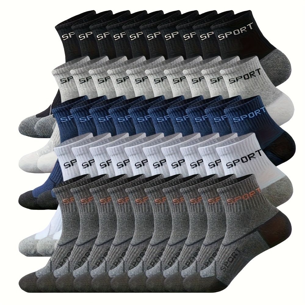 TEMU 5 di Calzini Sportivi da a Taglio con Ammortizzante Traspirante - Calze da Fitness e Running Anti-Umidit�, Disponibili in Colori (/Grigio/) per