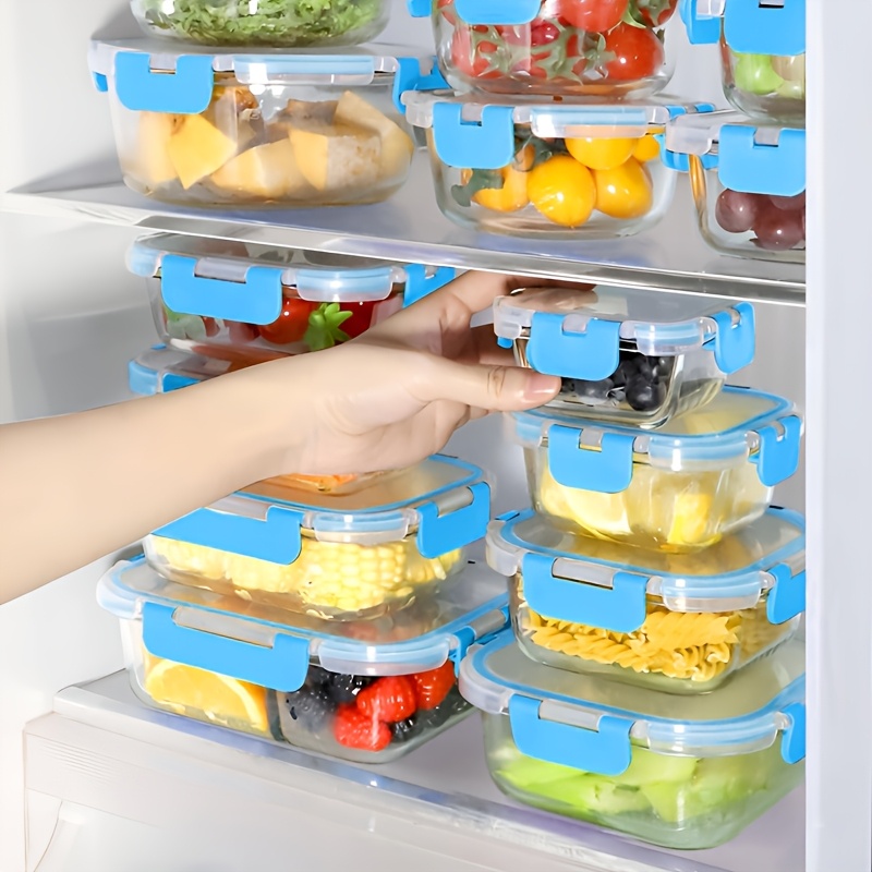 24pcs 12 glass bowls 12 lids glass food storage containers reusable coffee capsule storage boxes food storage bento boxes for refrigerators dishwashers   and camping kitchen gifts Product details 5