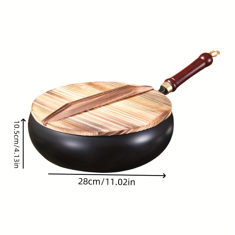 handmade traditional cookware with non spill design multiple glass lids wooden lids cast iron structure uniform heat distribution for   cooking essential kitchenware for cooking food preparation cultural cooking durable cookware