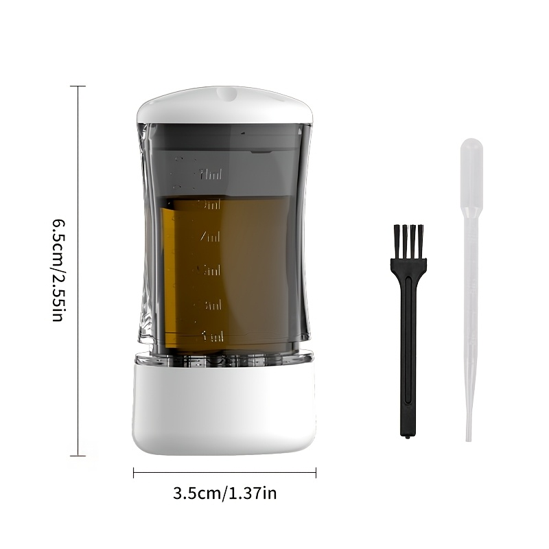 TEMU Peigne applicateur de médicament pour le cuir avec rouleaux à billes, applicateur de sérum et d'huile pour des cheveux, outil de soin capillaire