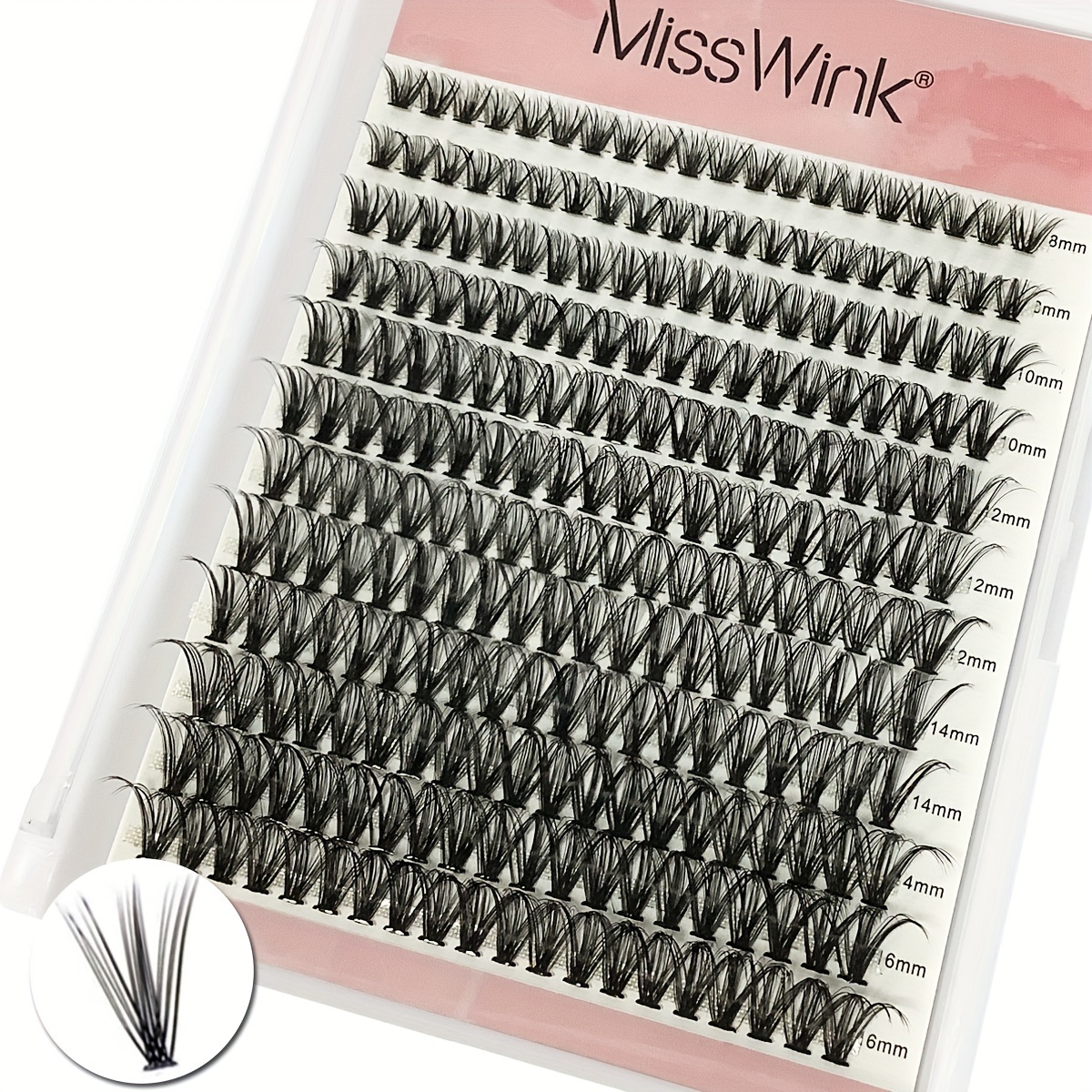 

Misswink Eyelash Extensions Diy Kit - 240pcs Natural Look Mixed Lengths 8-16mm C&d - Beginner Friendly, Easy To Apply, Comfortable & Versatile Styling Options