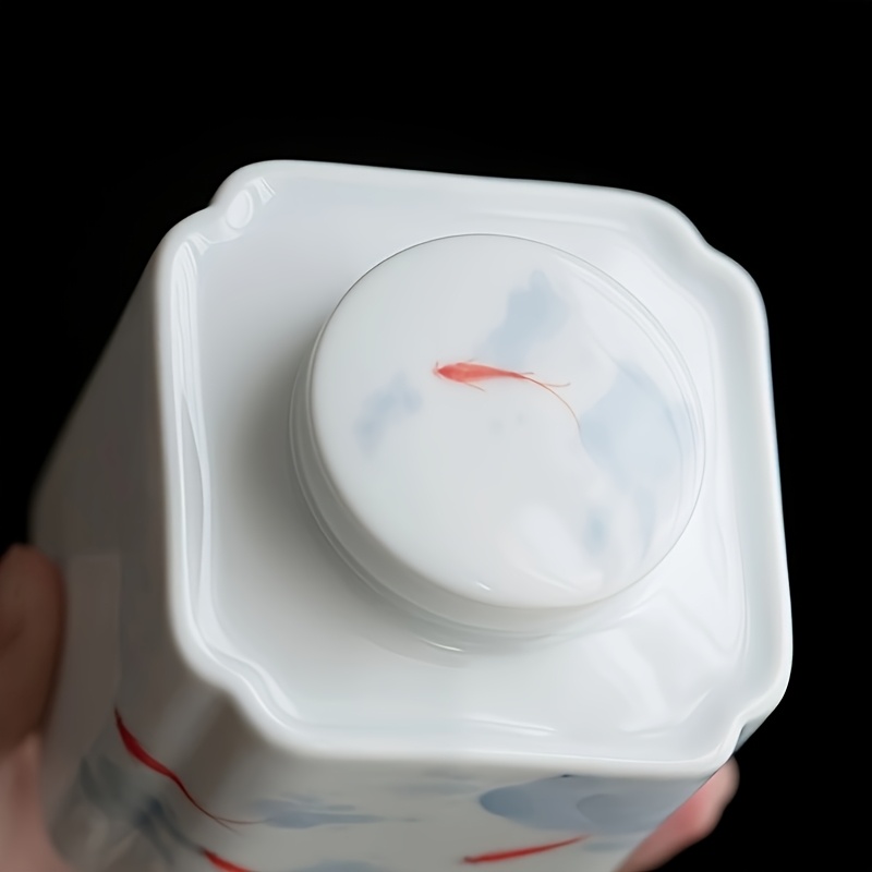 Hand-Painted Fish Ceramic Custom Pet Urn for Dogs and Cats