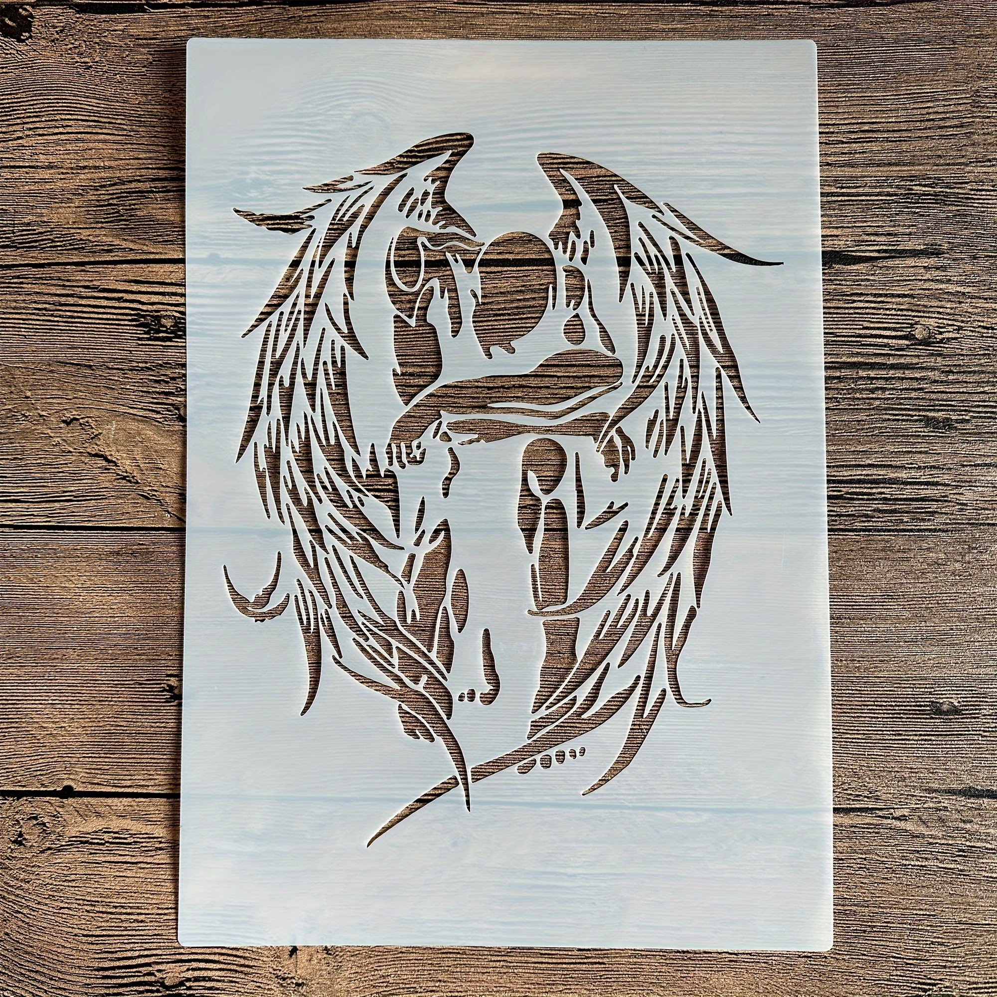 A4 Diy Stencils Wall Painting Coloring Embossing Album Decorative Paper Card Template Wall