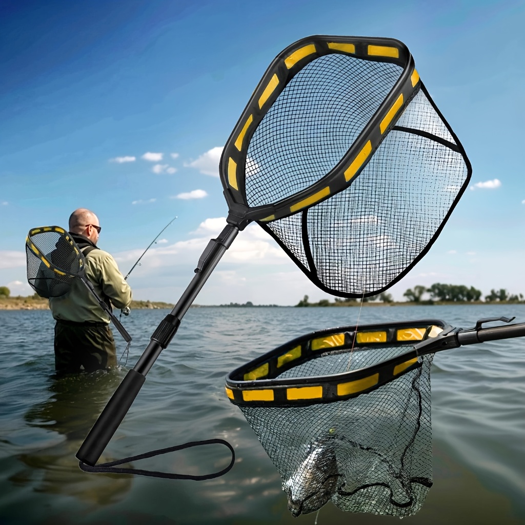 High Visibility Fishing Landing Net - Image 2