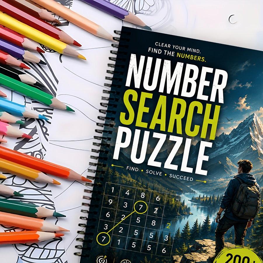 Number Puzzle Game Book for Casual Decompression