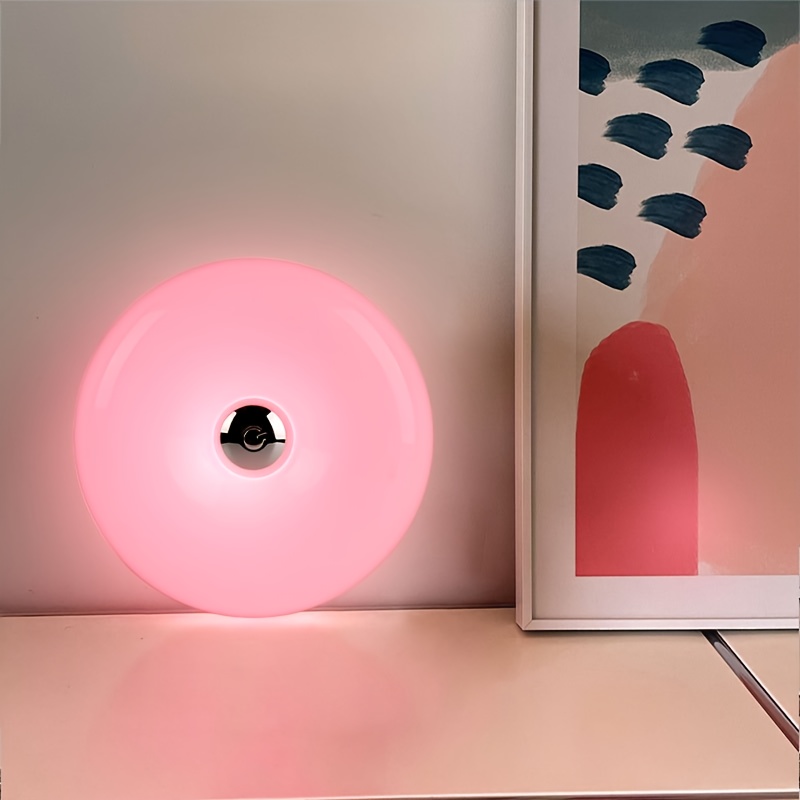 Donut Touch Lamp with 3-Color Dimmable Table Light