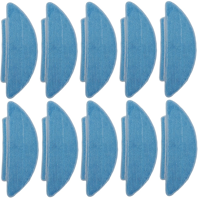 TEMU 10 Pack Replacement Vacuum Mop Cloth Mat For Tikom , L8000 Lubluelu Sl60d Sg60 Sl61 Laresar L6 Nex, Honiture Q6 Se Robotic Vacuum Cleaner,