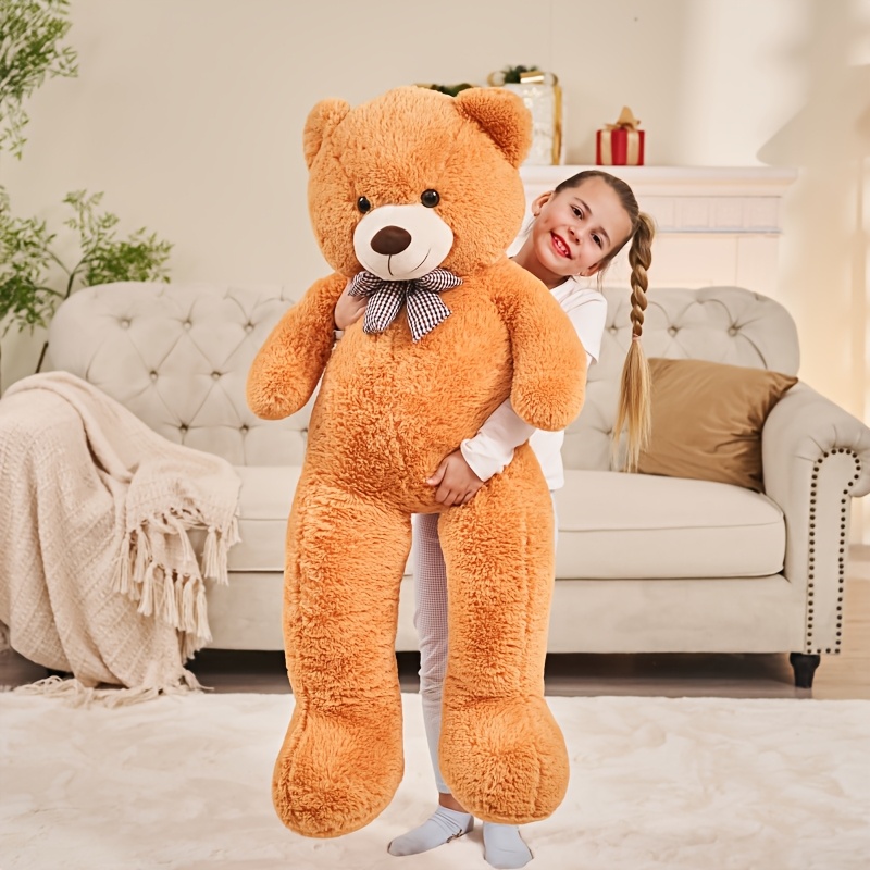 Enormous Teddy Bear Plush Toy, 139.7 cm Life-Sized Bear