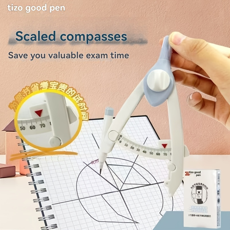 Professional Drawing Tool, Ruler and Compass Set