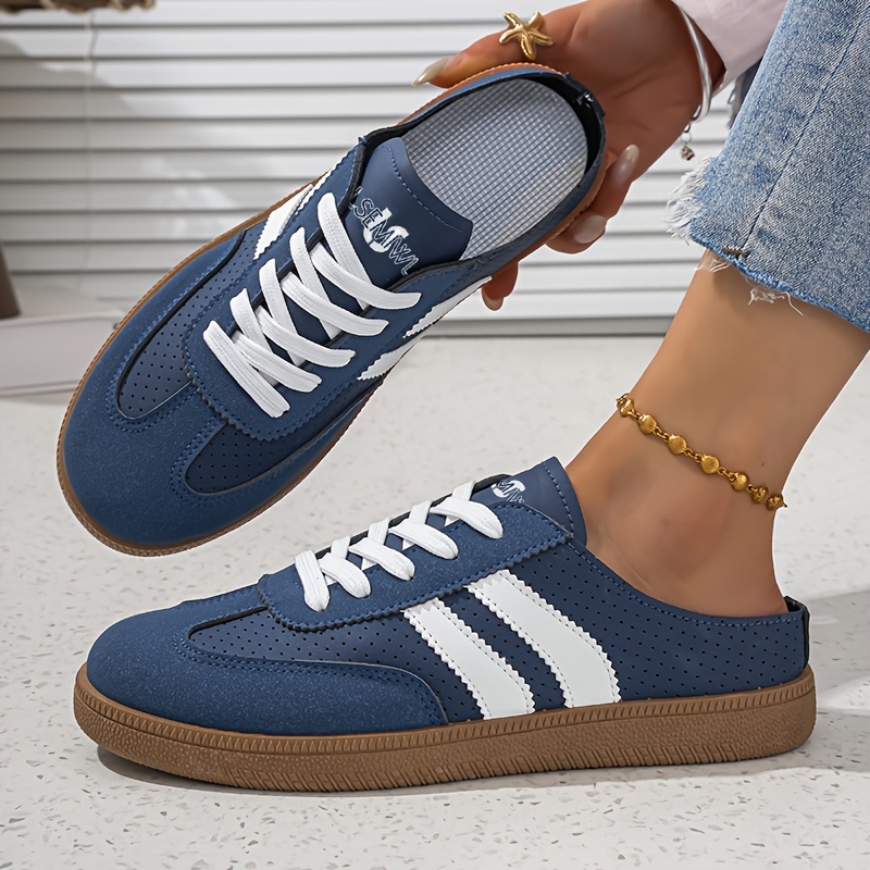 TEMU New Lightweight And - Step- On Women' S Sports Sandals. Breathable, Comfortable, Height- Increasing And Lazy Shoes Are Versatile Slippers