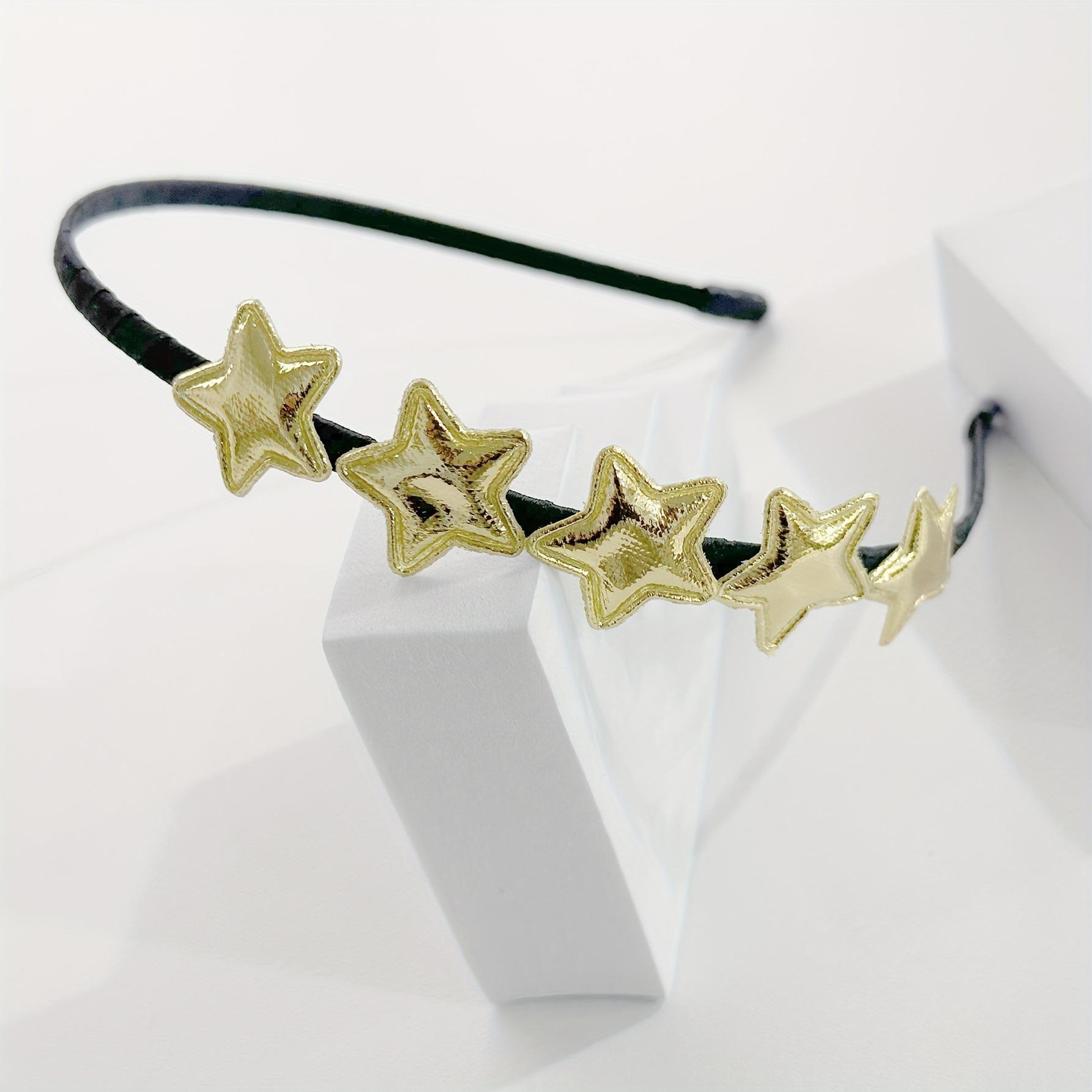 TEMU Fascia per Capelli Chic con Stella per Donne - Accessorio per Capelli in Poliestere , per Abbigliamento Casual