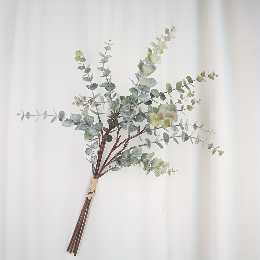 Image of 50cm Eucalyptus Put Bouquet Of Flowers Home Tabletop Hotel Decoration Vase Flower Basket Flower Arrangement Studio Photo Shoot Props Simulation Bouquet Of Flower