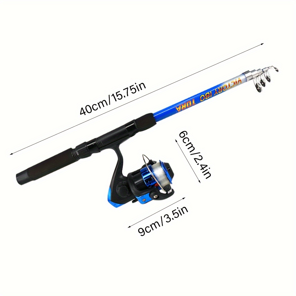 Fishing Tackle Set Beginner Fishing Rod Reel Combo Fishing - Temu United  Kingdom