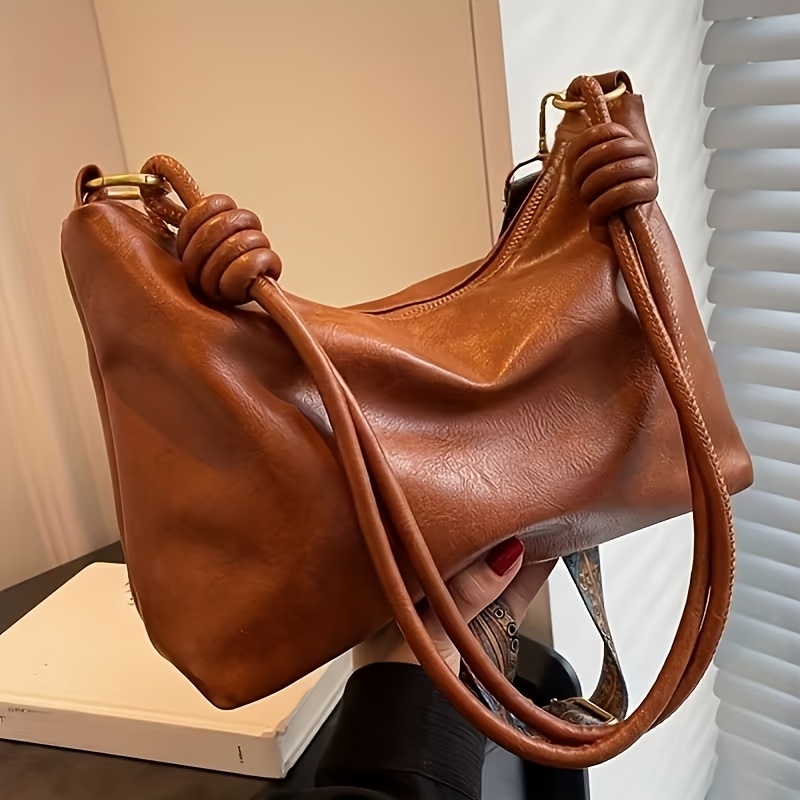 TEMU Bolso de de de Lujo para Mujer, Bolso de Geométrico Cruzado con Cinturón Ancho para Viajeros