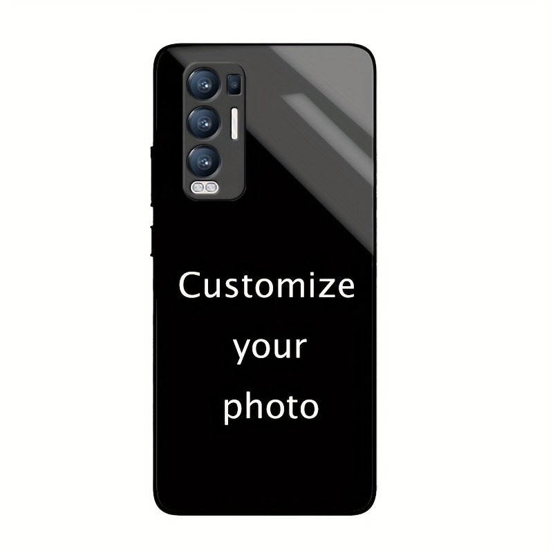 TEMU Étui de téléphone personnalisé avec dos acrylique, compatible pour Oppo Find X2/X2 Pro/X2 Lite/X3/X5/X6/X7/X8 Ultra/5G, motif couple et famille
