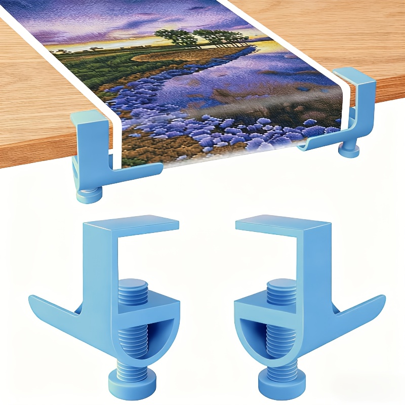 TEMU Diamond Painting Canvas Desktop Clip Set, Designed For Easy Rolling, Unwinding, And Storage. This Adjustable Scroll Clamp Is Perfect For
