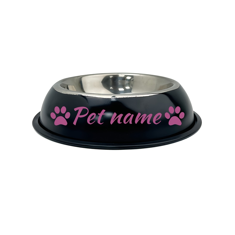 TEMU Personalized Pet Bowls. For Food And Water, Suitable Feeder For Cats And Dogs