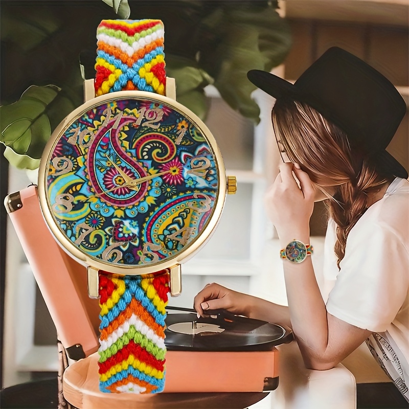 Women'S Watches, Stylish And Retro, Versatile And Trendy, with an Ethnic Flair, The Perfect Gift for a Girlfriend