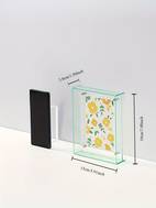 acrylic photo frame set 1pc vertical plastic picture frame for tabletop display oblong transparent frames for wall art certificates posters