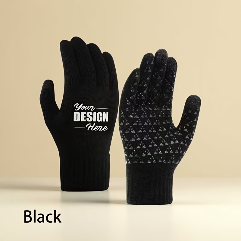 E-shop mit Ihrem selbstdefinierten Text, Foto oder Logo – Outdoor-Sport-Laufhandschuhe, bequeme, warme Thermohandschuhe für den täglichen Gebrauch,
