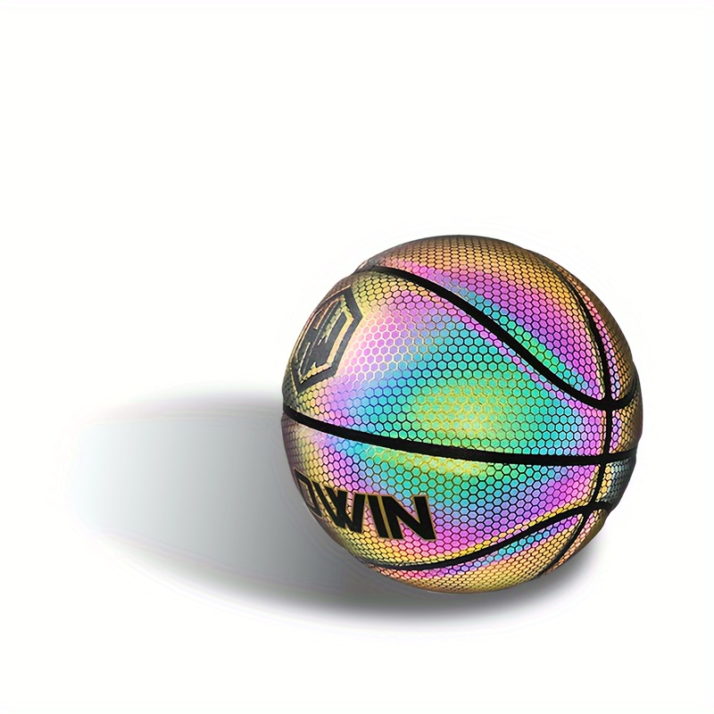 

Reflective Glowing Holographic Basketball For