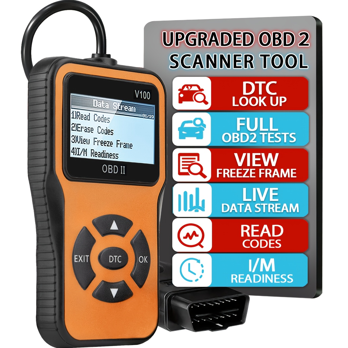 Car Engine Fault Scanner Diagnostic Instrument Code Reader