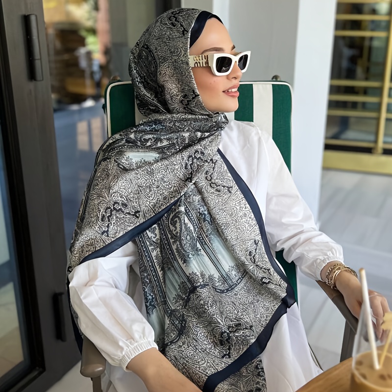 bohemian hijab style