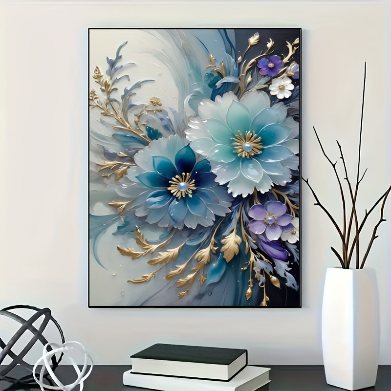 

Diamond Painting Art "emerald Flowers" Series 2024 Full Diamond Painting Mosaic 5d Diy Stitch Kit Diamond Painting Art Home Decoration