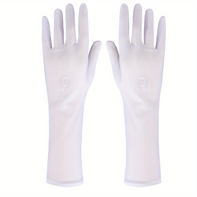 Monochrome Thin Breathable Gloves Elastic Non slip - Temu