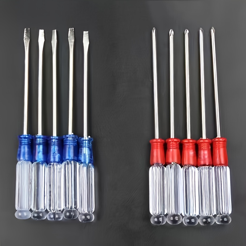 

A Set Of 10pcs Screwdriver Handles, Of Steel, Of And , Suitable For And Tasks