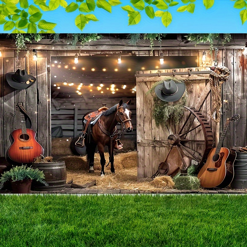 

& Backdrop - Guitar, | Polyester, - | For Booths, & Decor | 39x59" Or 70.8x90.5