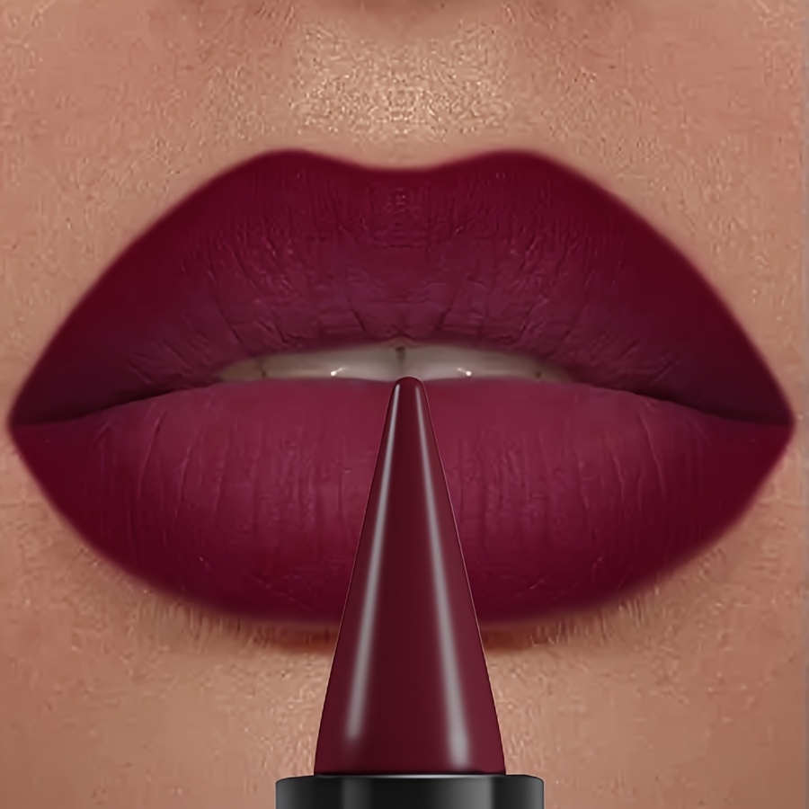 Image of Luxurious Lipstick Pen - Non-sticky, Moisturizing Formula With Scent - Smooth Creamy Texture For A , - Suitable For Types, Daily Lip Color | Elegant Lip Design | Enriched With Oils