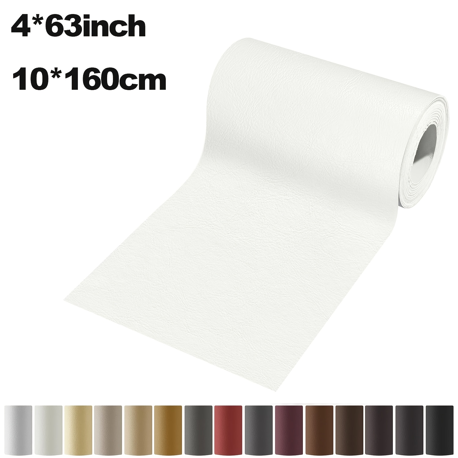 TEMU Self-adhesive 4 Inch Pu Leather Repair Patches - Durable, Easy-to-apply Fix Stickers For Sofa, Chair, Bag, Shoe, Bed, Chair Repair, Sofa Patch,