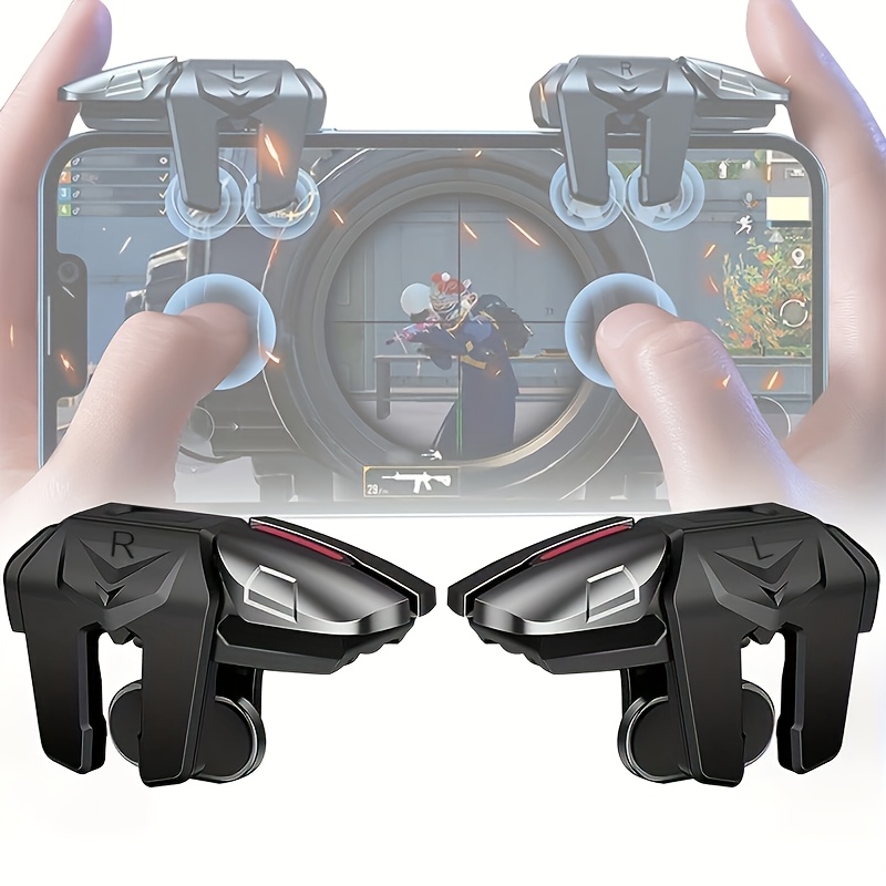 

Gaming Triggers Mobile Game Controller G21 Six-finger Linkage Aim & Fire Keys Button High Sensitive For 4.7-6.5 Inch Cell Phone