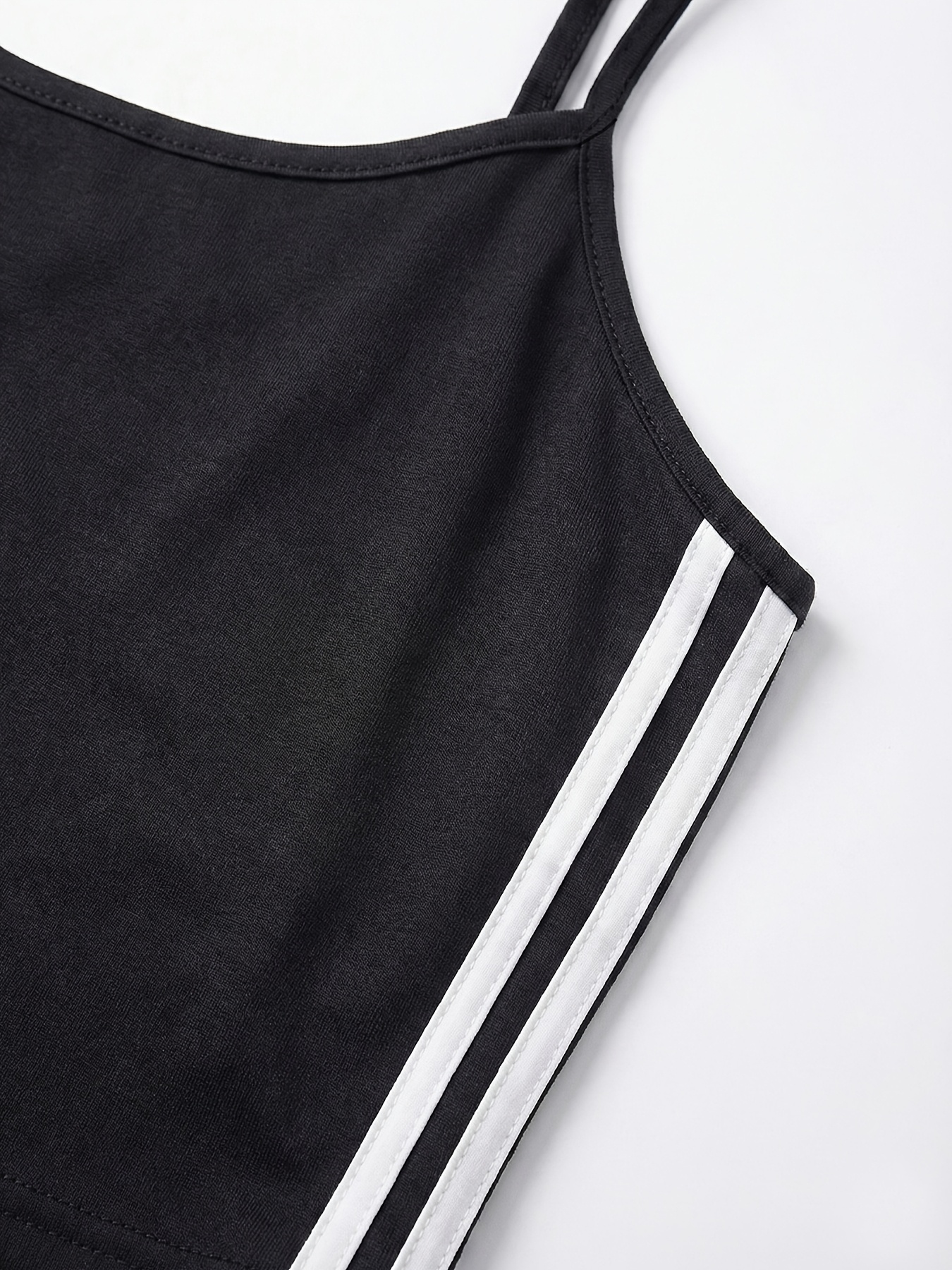 womens fashionable and elegant casual letter print camisole top and straight leg pants set spring   end street style   two stripe casual y 2pcs set trendy and versatile outfit womens clothing womens set ideal gift   details 2