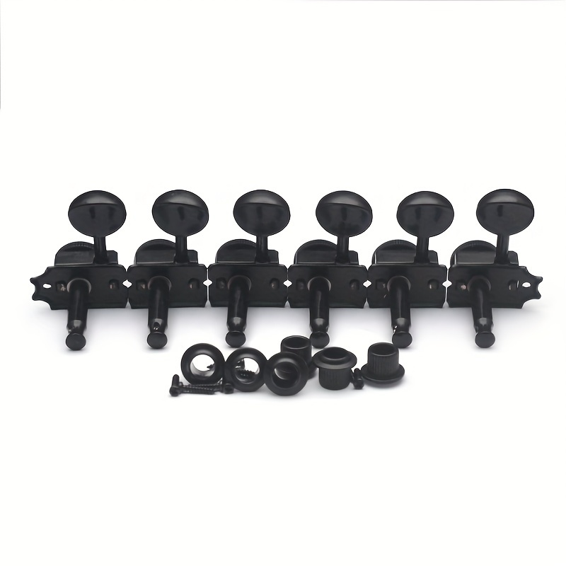 [Vintage Guitar Locking Tuners] SAPHUE 6pcs Chrome Inline Guitar Locking Tuners - Vintage Style, Easy Install, for ST & TL Electric/Folk/Acoustic Guitars