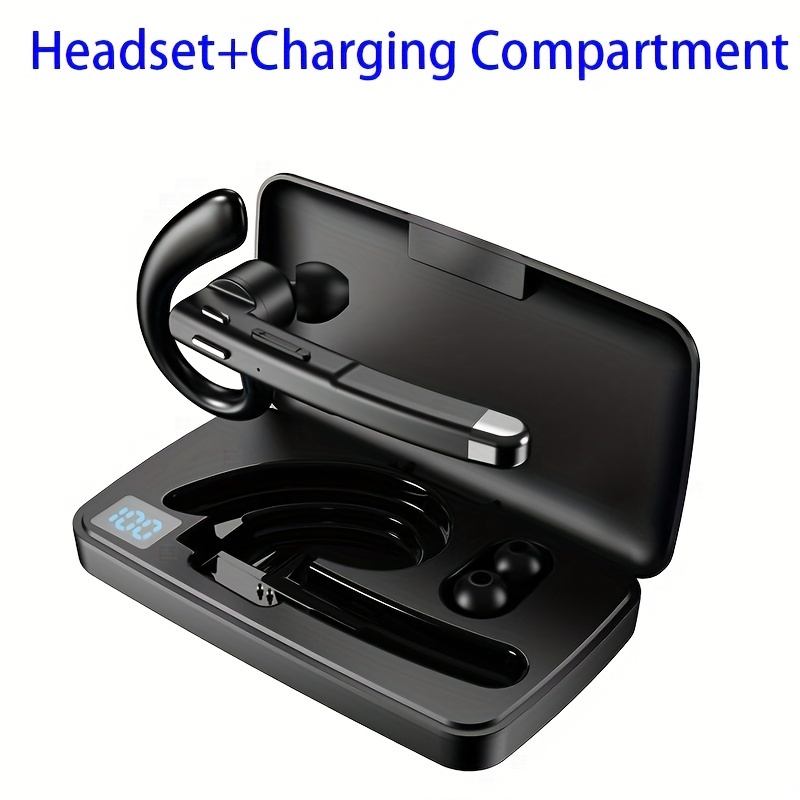 Image of Wireless Earphones V6.0 Headphones Stereo Handsfree Wireless Business Headset With Hd Mic Built-in Mic For Driving/business/office, Compatible For Ios/ Cellphone