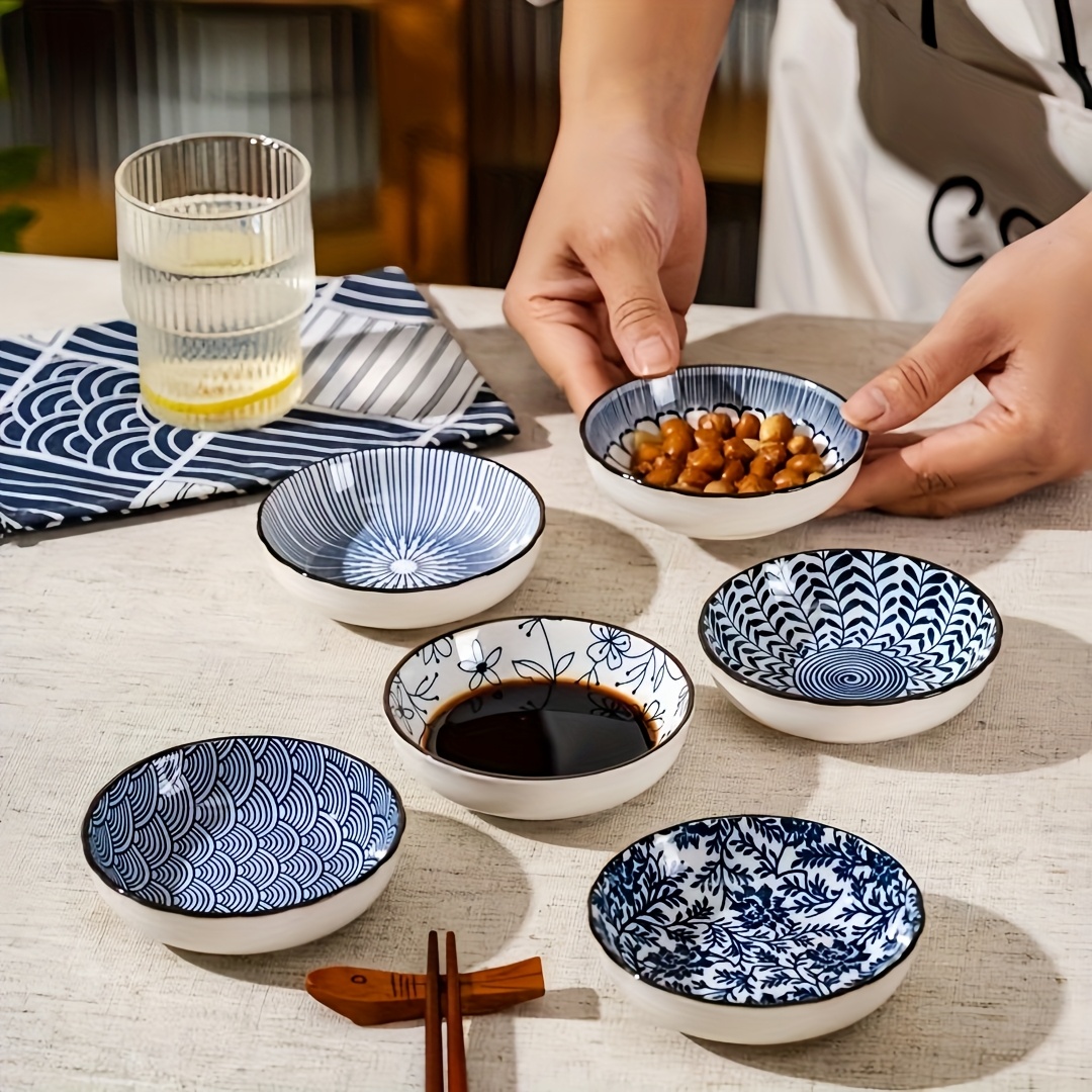 Plato Vajilla PequeÃ±a Vajilla De Cerámica Celeste 16 Piezas Siman