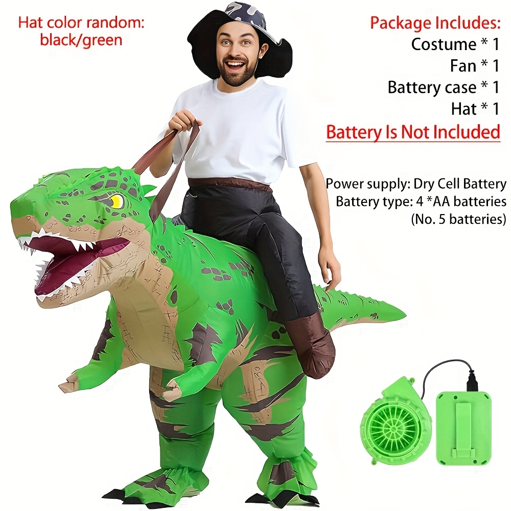 Pterodactyl Dinosaur Ride-In Inflatable Adult Costume - Foto 4