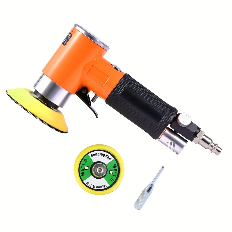 TEMU 2inch And 3inch Mini Air Grinders Pneumatic Random Orbit  Pneumatic Palm Grinders And Air Polishers Suitable For Automotive Bodywork And