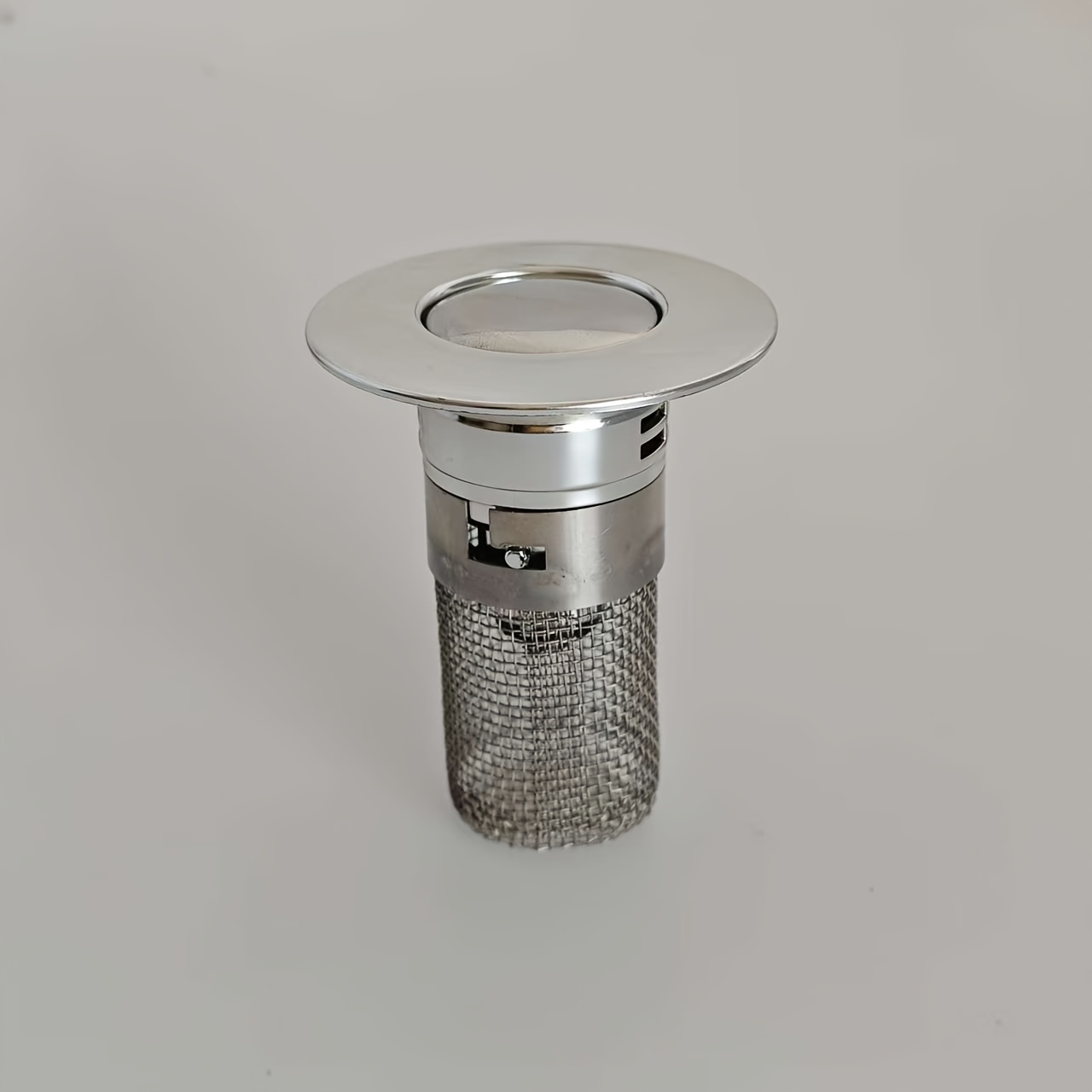 TEMU Tappo a scomparsa per lavandino del bagno in acciaio inossidabile con filtro di scarico -odore - per da 1,1-1,6", nucleo interno, accessorio per