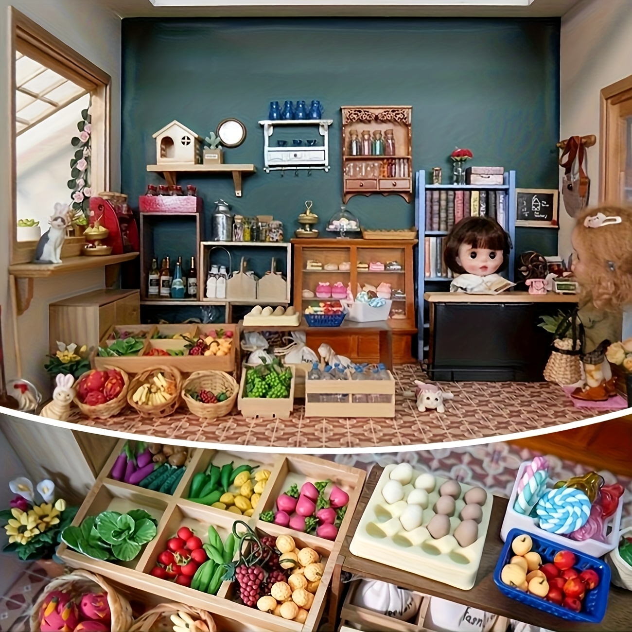 dollhouse miniature clay vegetables fruits :12 toy Temu Bahrain