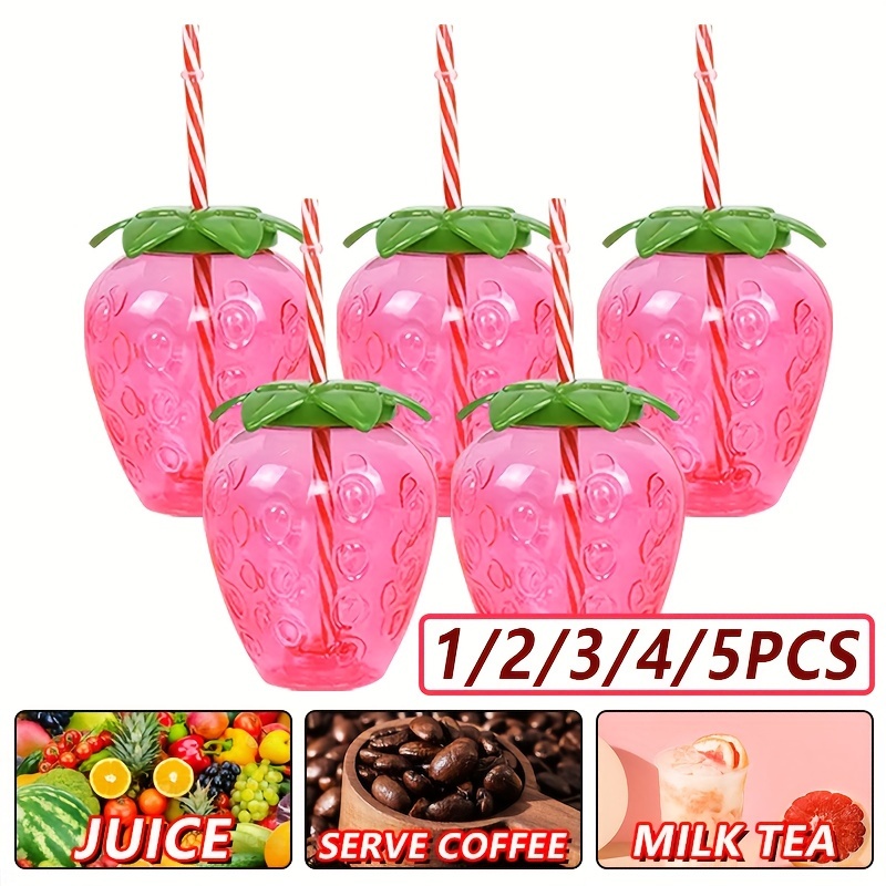 

1/2/3/4/5pcs Lid And Reusable , Portable - 500ml/16.9oz For Parties, And Catering