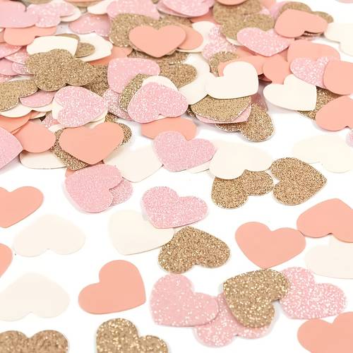 110pcs shaped table decoration confetti ideal for bridal shower anniversary bachelor and princess birthday party valentines day celebrations