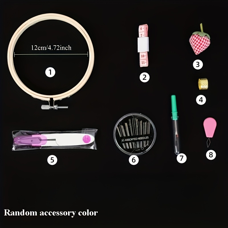 Premium 88pcs Embroidery Board and Thread Set for Beginners