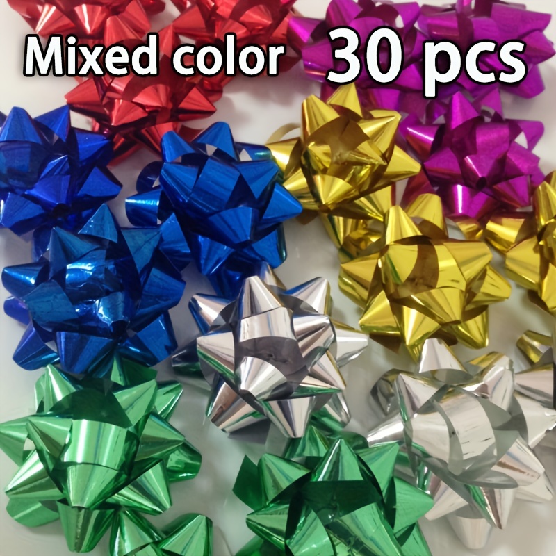 

30- Bow For Decor, Assorted , No Or Batteries, Party Supplies For Christmas, Wrapping, Decorations, , Featherless