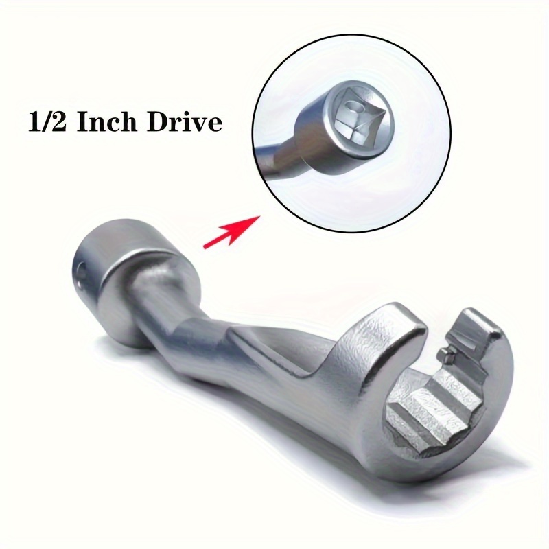 1/2 In. Drive L-Type Diesel Injector Line Socket Wrench Set 6 Piece 12mm 14mm 16mm 17mm 18 Mm 19mm 28csa11405