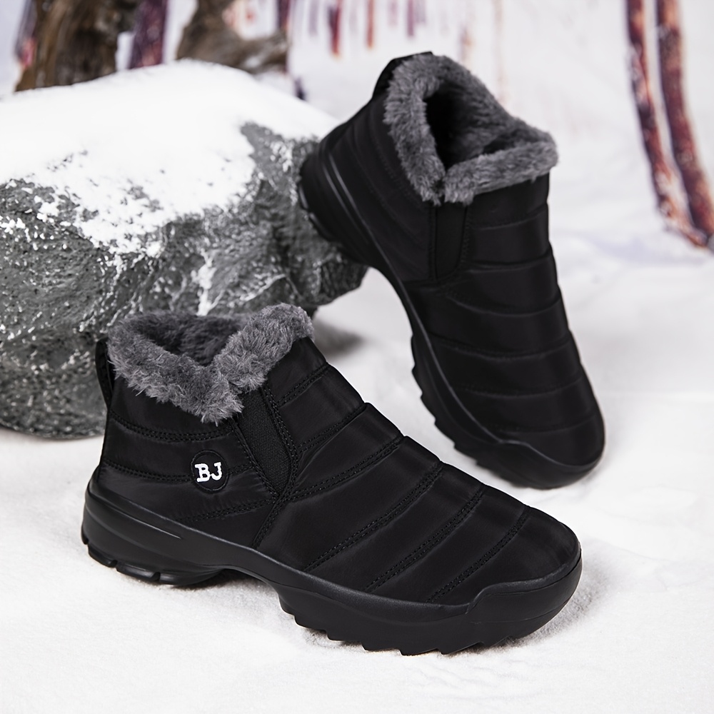 Men's Winter Warm Hiking Boots with Windproof Lining