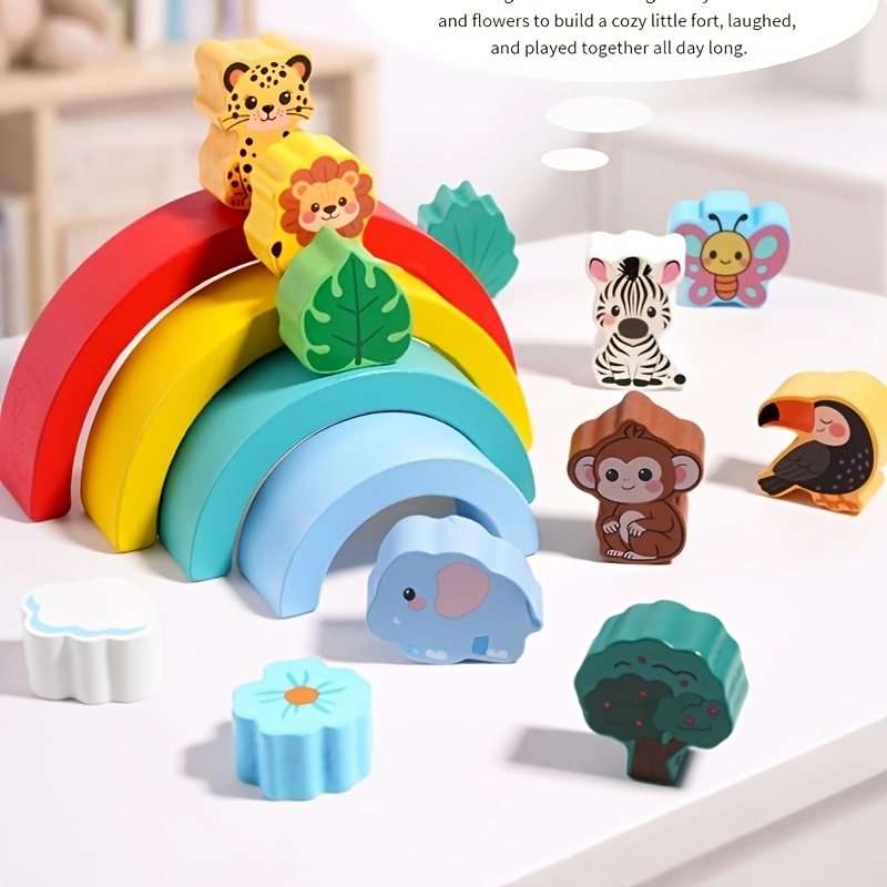 Colorful Balancing Stacking Blocks for Kids