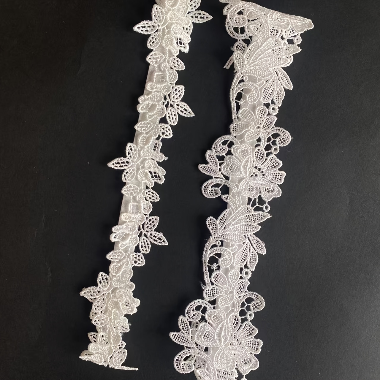 2pcs white lace garter belt women white flowers lace - Temu